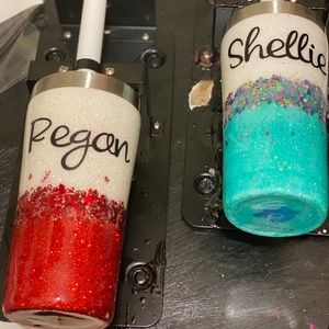 2 color custom tumbler